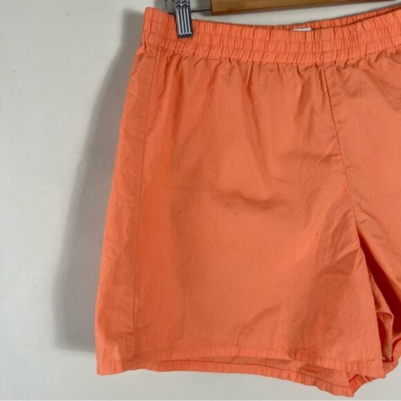 Aritzia Sunday Best Eva 5" Short In Sunny Apricot Size Medium Mid-rise pull-on - Picture 4 of 11